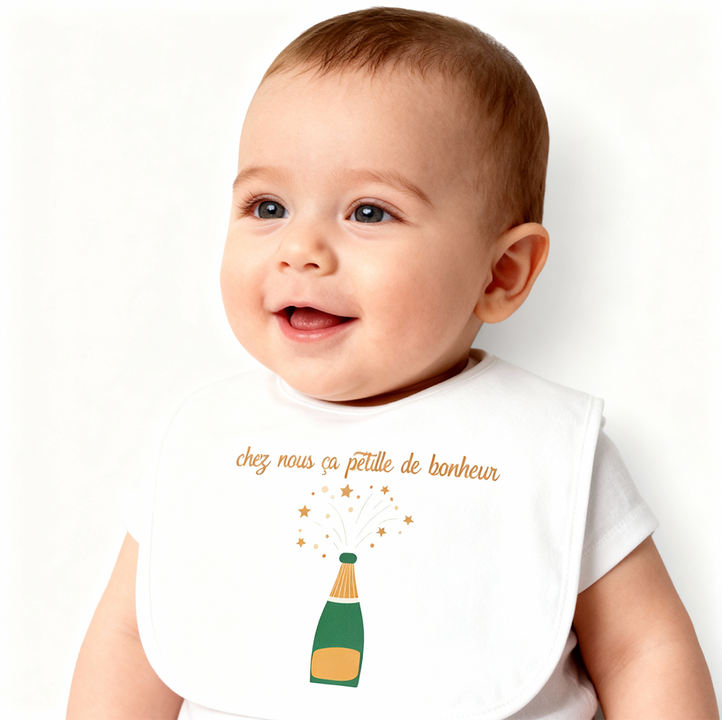 bavoir chez nous ca petille de bonheur